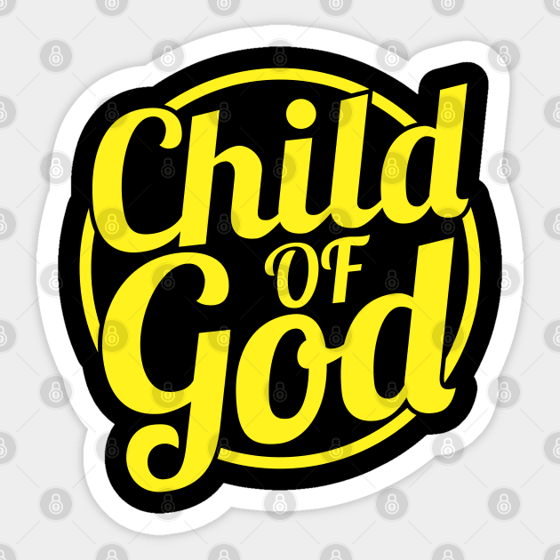 Child Of God Sticker by Plushism